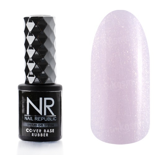 Nail Republic BASE Камуфлирующая №012 с шиммером (10 мл)