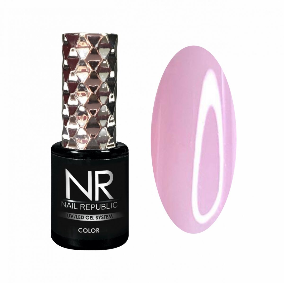 Nail Republic-1001 Гель-лак камуфлирующий полупрозрачный (10 мл)