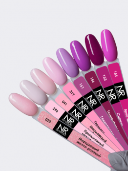 Nail Republic-041 Lilac гель-лак, Мерцающий клубничный крем (10 мл)
