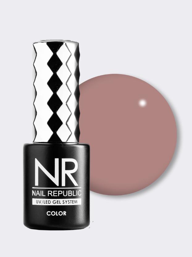 Nail Republic-055 Espresso гель-лак, Каменный (10 мл)