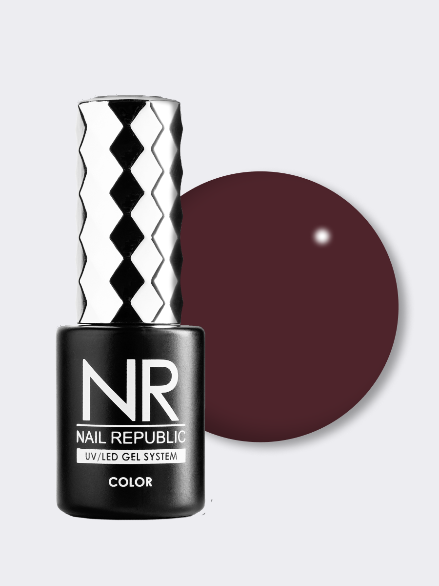Nail Republic-058 Old Money гель-лак, Горький шоколад (10 мл)