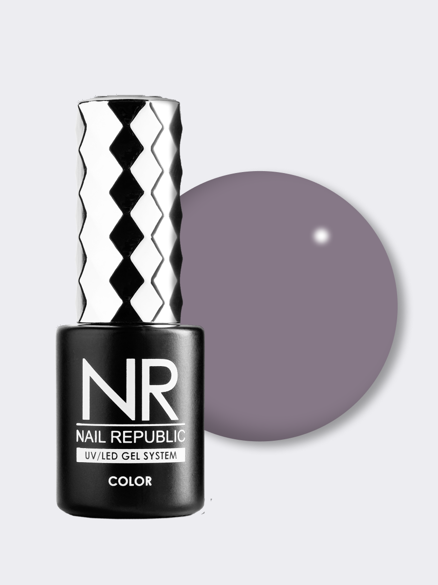 Nail Republic-063 Cashmere гель-лак, Голубино-серый (10 мл)