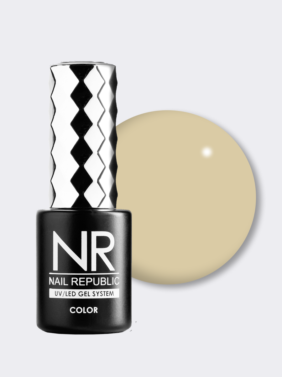 Nail Republic-070 Safari гель-лак, Бежево-горчичный (10 мл)