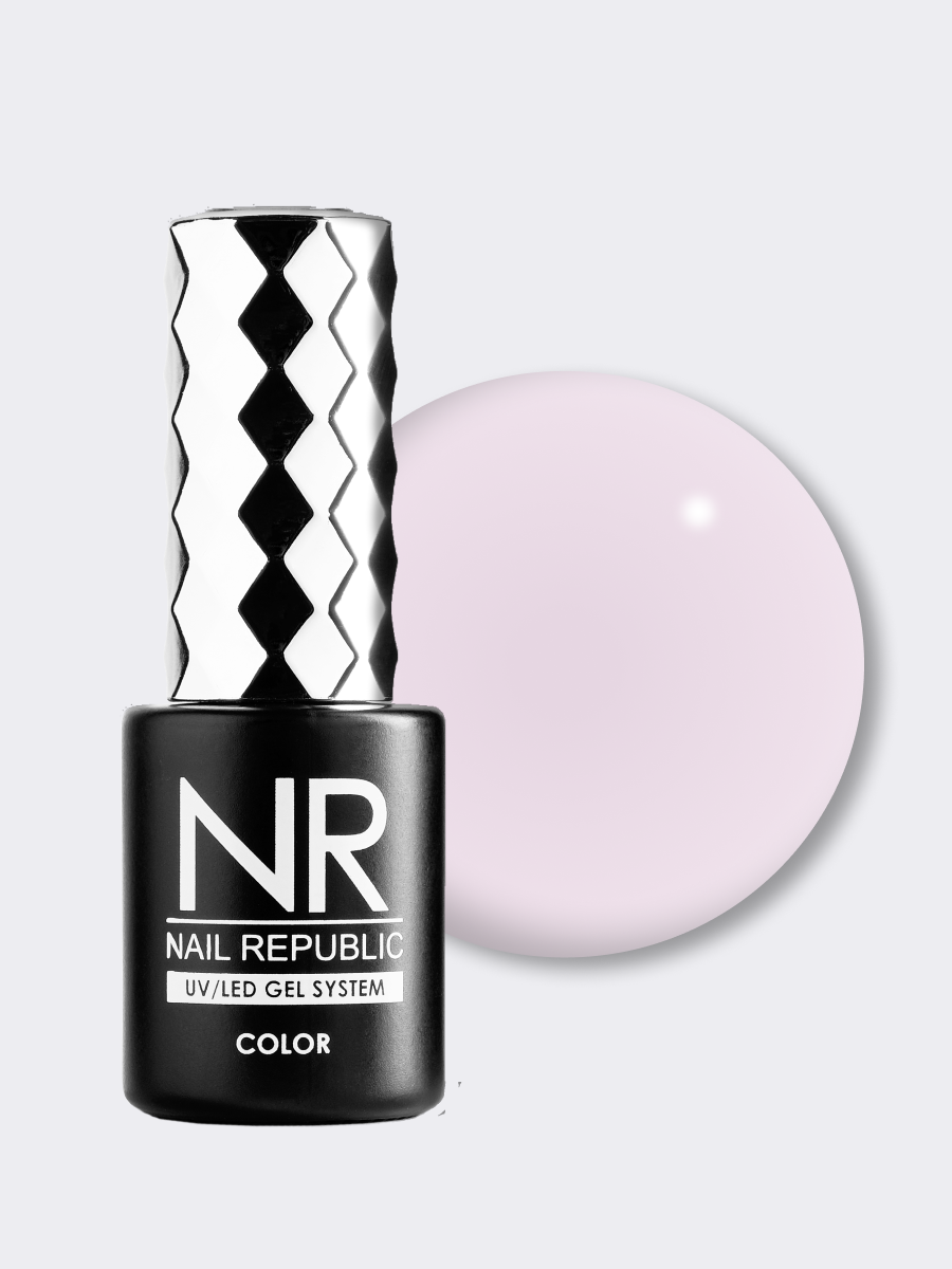 Nail Republic-1004 Гель-лак камуфлирующий полупрозрачный (10 мл)
